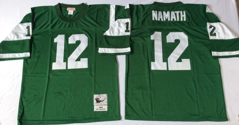 New York Jets #12 Joe Namath Throwback Style 1