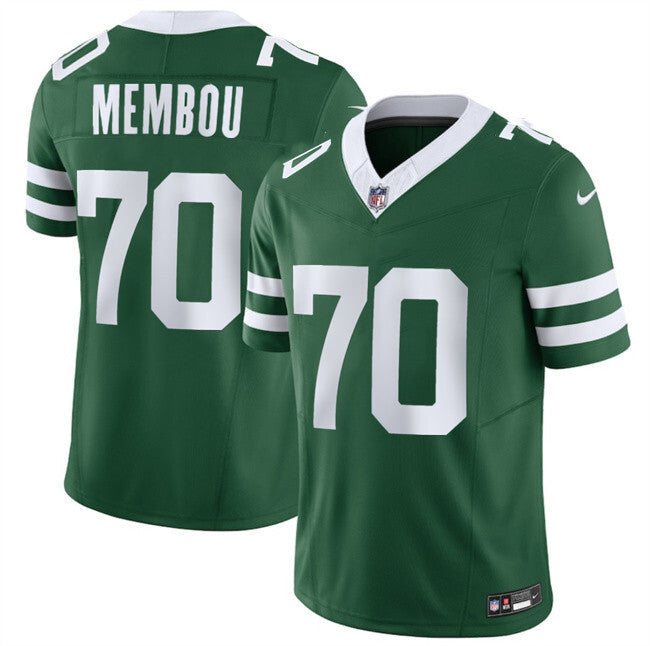 New York Jets #70 Armand Membou Green 2025 Draft F.U.S.E. Vapor Untouchable