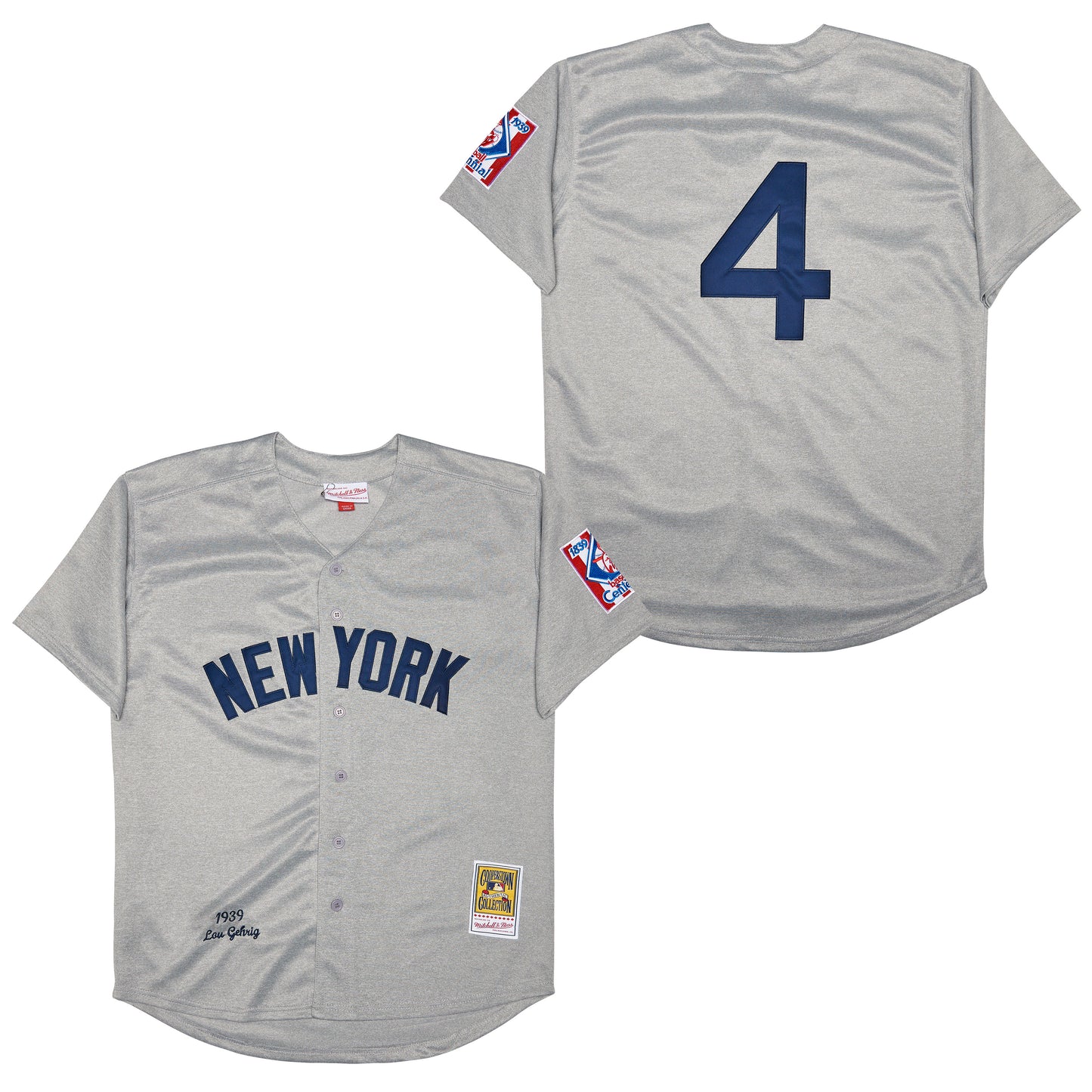 New York Yankees #4 Lou Gehrig Style 3