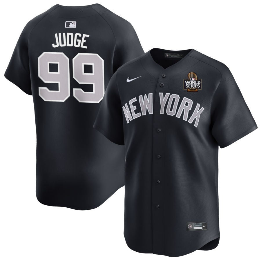 New York Yankees #99 Aaron Judge 2024 World Series Alternate – Navy