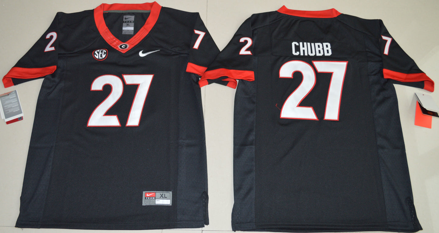 Nick Chubb 27 Youth Black