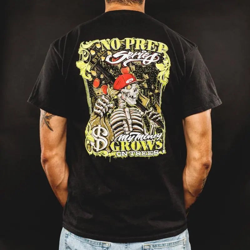 No Prep Series - My Money Grows On Trees Cotton Crewneck T-Shirts, Hoodie, Sweatshirt | InkThreadWorks.com