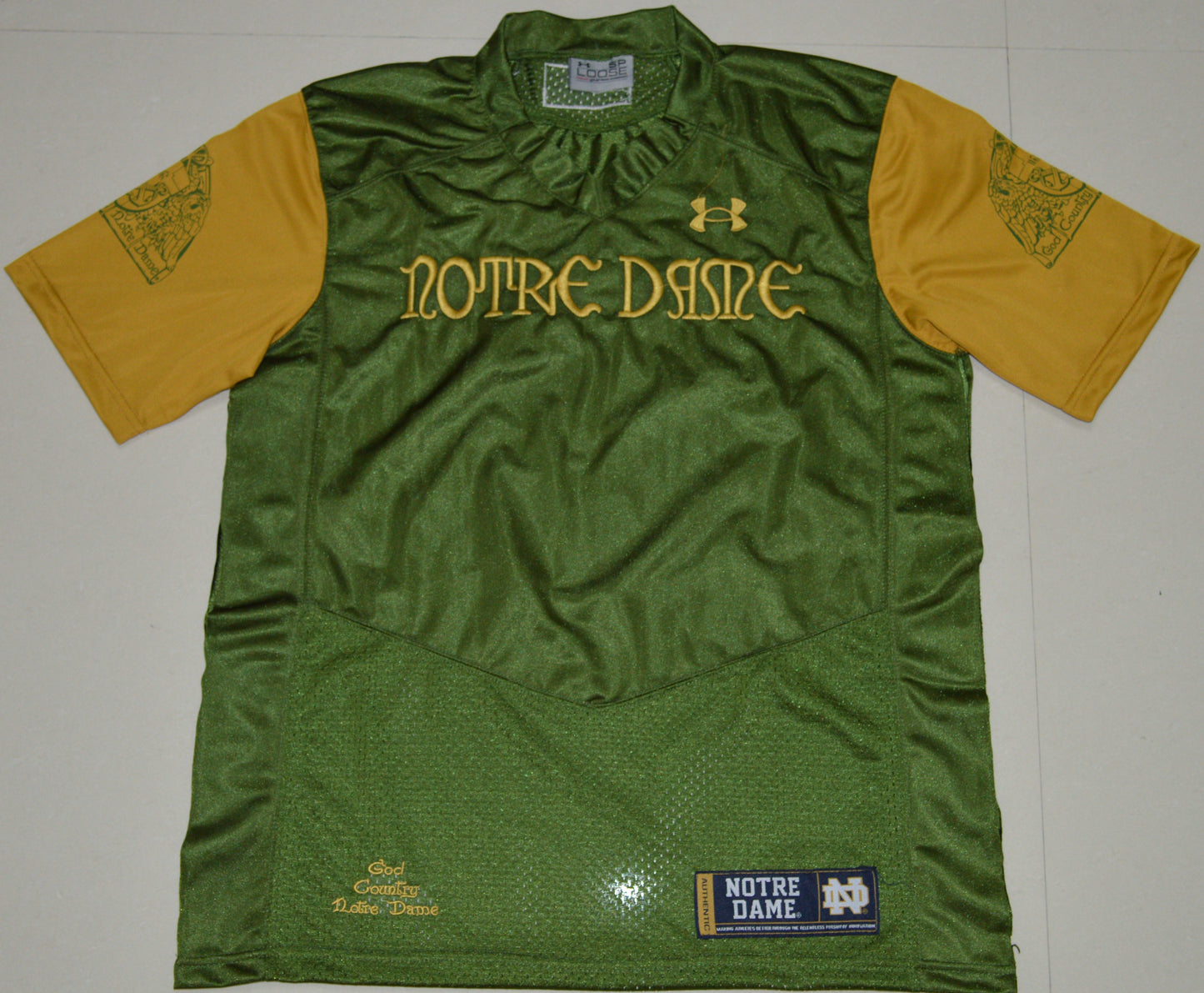 Norte Dame Blank Green Front