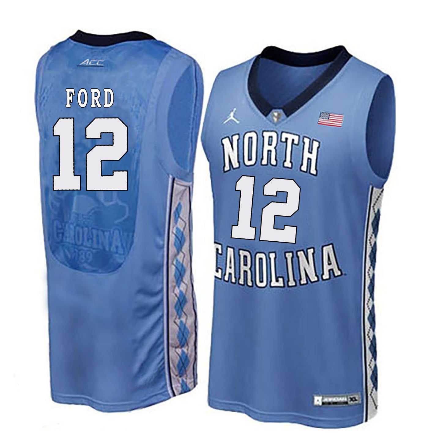 North Carolina FORD 12 Blue