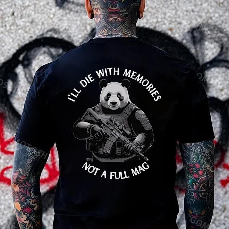 Not A Full Mag Shirt - Full Color, Casual Classic Design, Cotton Fabric, Breathable, Hoodie Style, Ideal for Day Wear