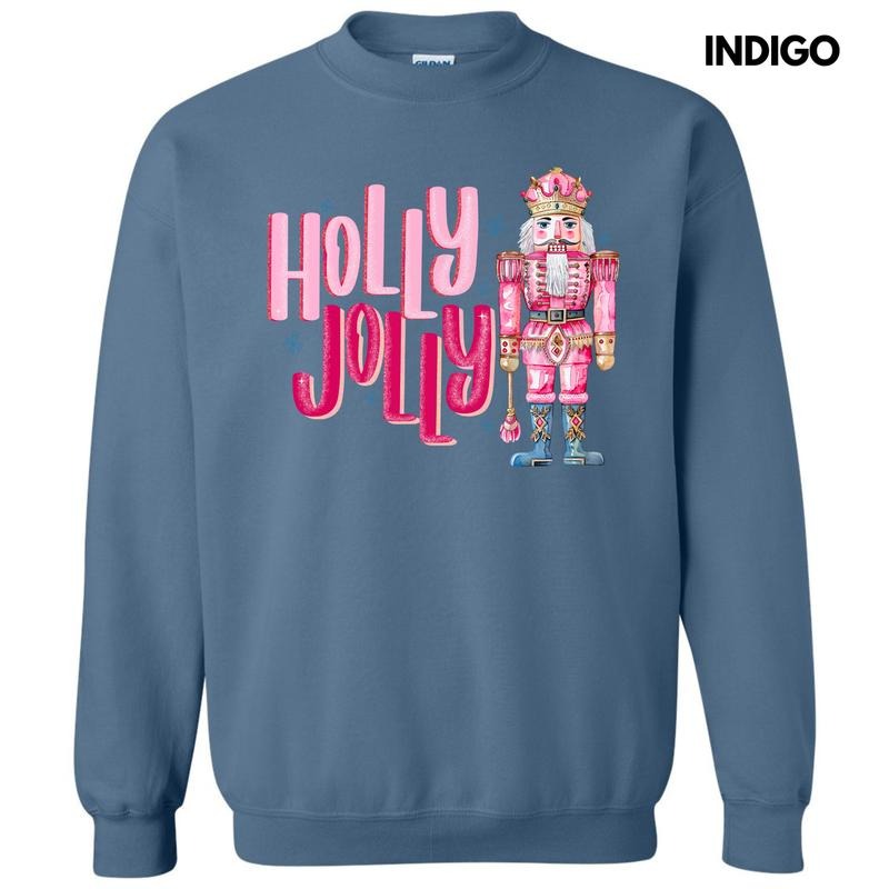 Nutcracker Holly Jolly Sweatshirt 'NLB' T-Shirts, Hoodie | InkThreadWorks.com