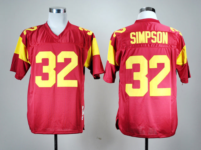 O.J. Simpson 32 Red