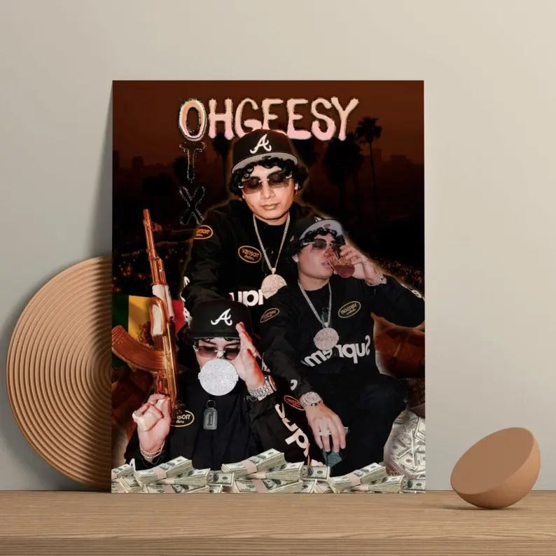 OHGEESY OTX Poster | Matte poster, Rap artist, Cover art, Wall Art, Room decor, College dorm poster, SoundCloud rap, Shoreline Mafia, LA