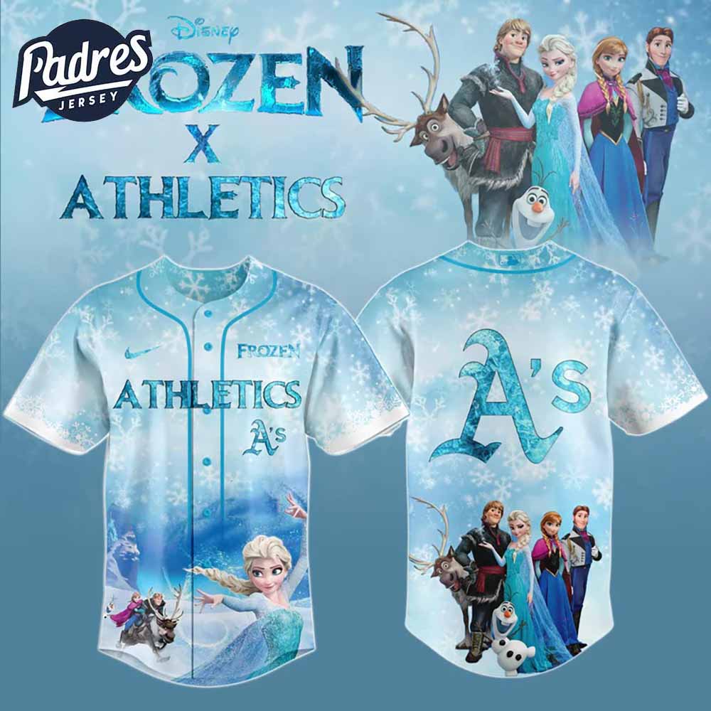 Oakland Athletics x Frozen Baseball Jersey 2025 - Padres Jersey Oasis: Elevate Your Baseball Style Game