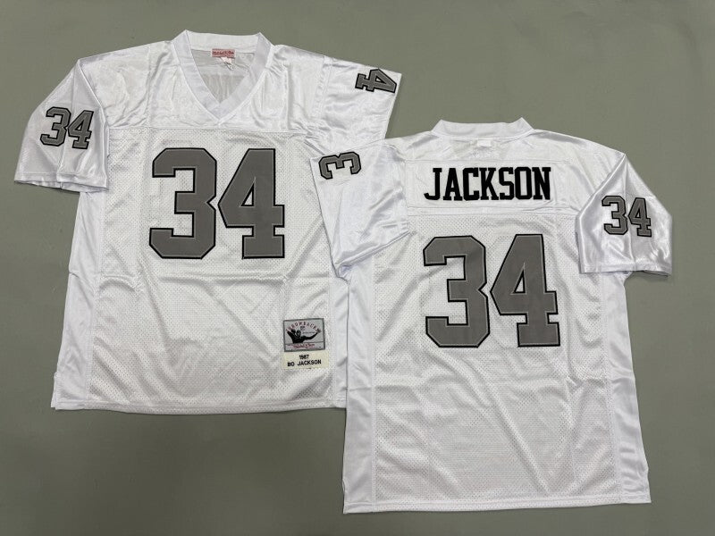 Oakland Raiders #34 Bo Jackson Los Angeles Raiders Style 1