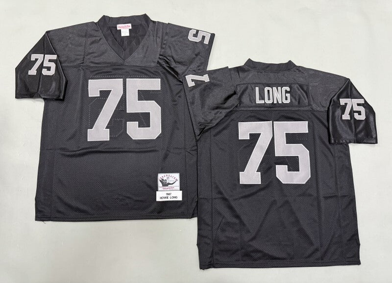 Oakland Raiders #75 Howie Long Los Angeles Raiders Style 1