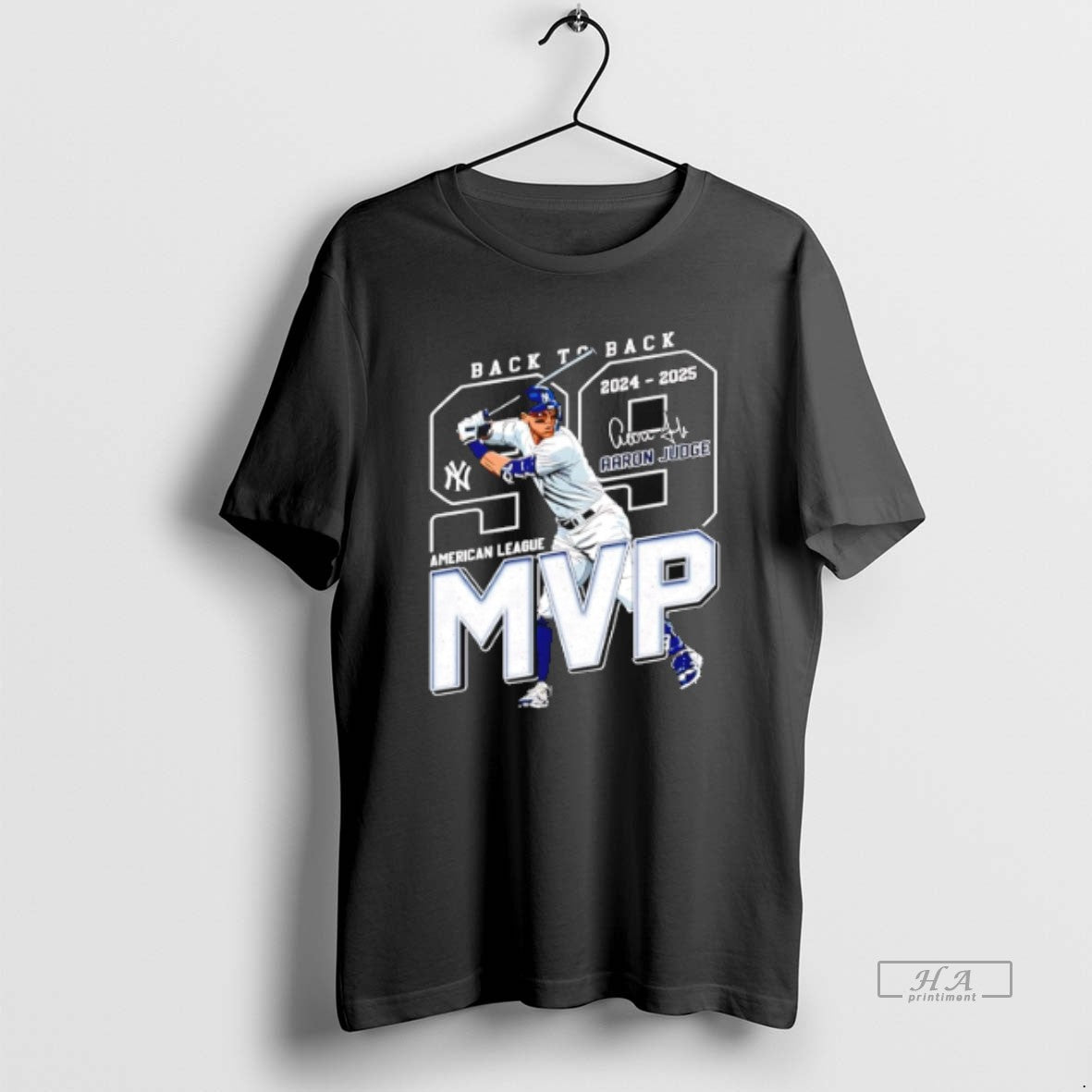 Official Aaron Judge Back To Back 2024 25 American League Mvp T-Shirts, Hoodie, Sweatshirt | InkThreadWorks.com