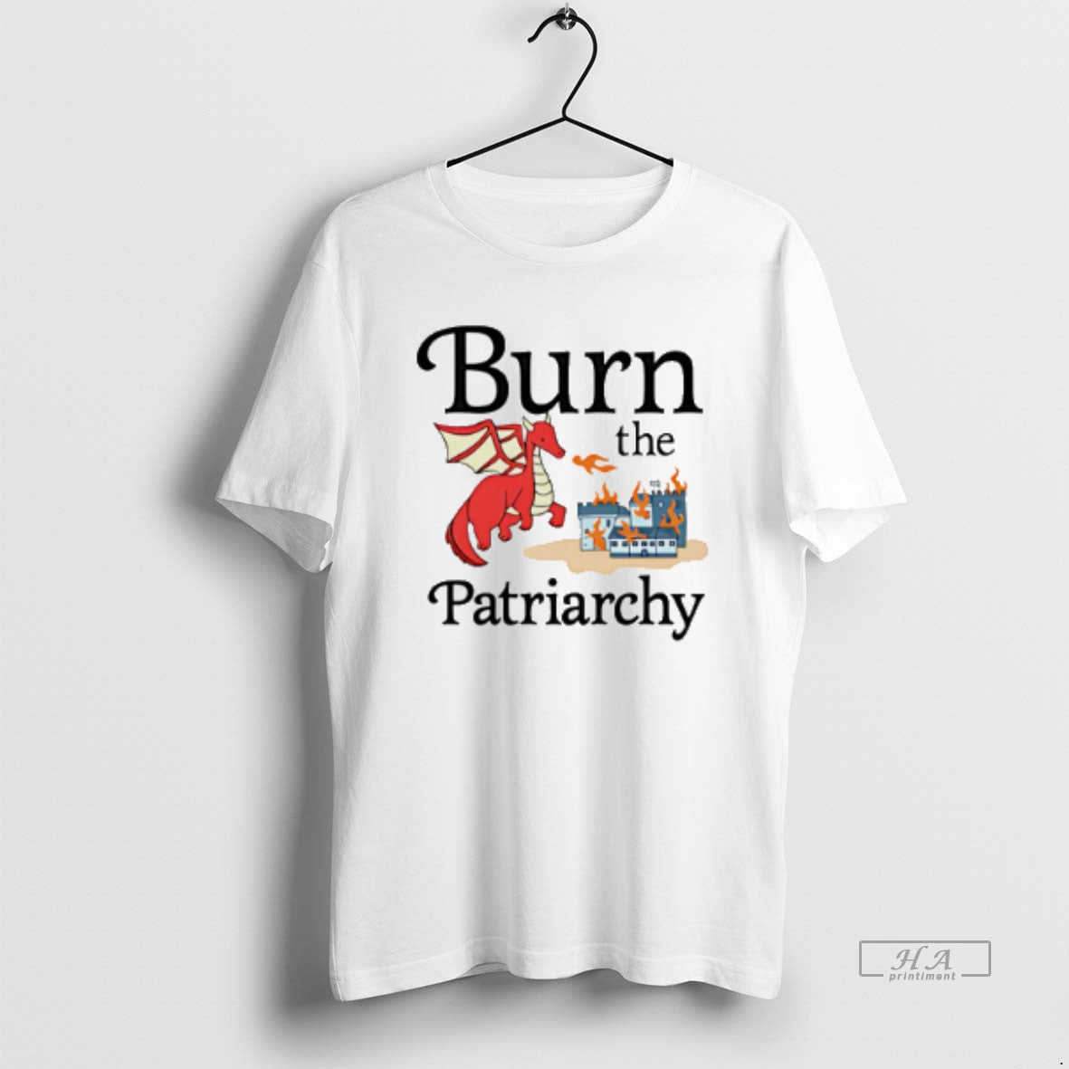 Official Burn The Patriarchy Fire Breathing Dinosaurs T-Shirts, Hoodie, Sweatshirt | InkThreadWorks.com