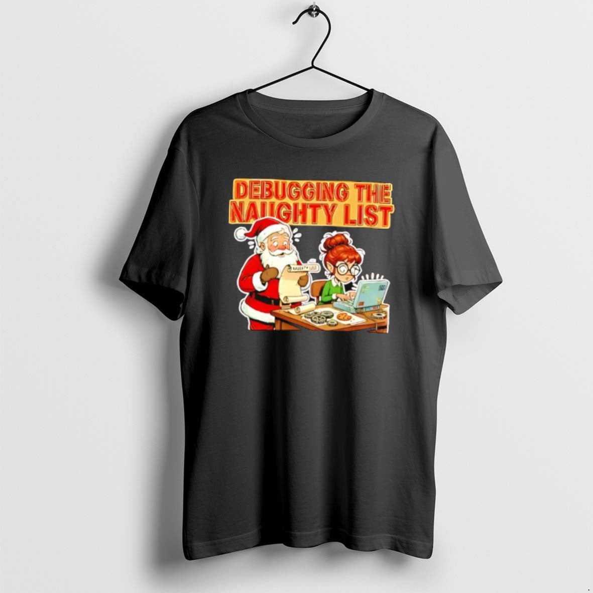 Official Debugging The Naughty List Christmas T-Shirts, Hoodie, Sweatshirt | InkThreadWorks.com