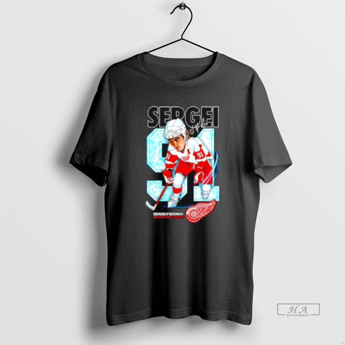 Official Detroit Red Wings Fedorov 91 Forever Ice Cartoon T-Shirts, Hoodie, Sweatshirt | InkThreadWorks.com