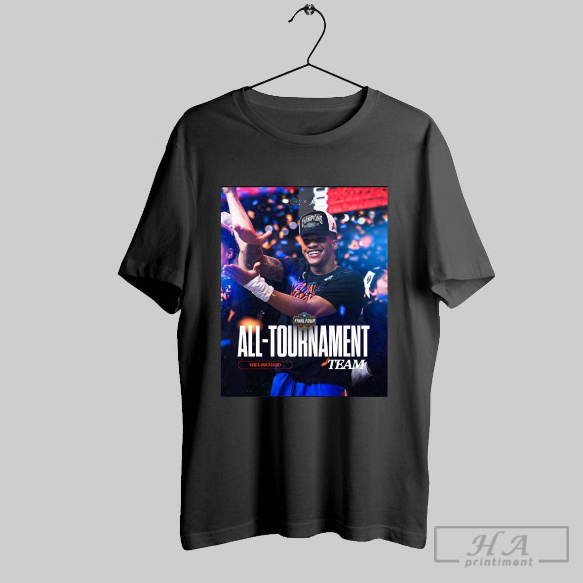 Official Florida Gators Will Richard All Tournament Team Ncaa Final Four San Antonio Poster