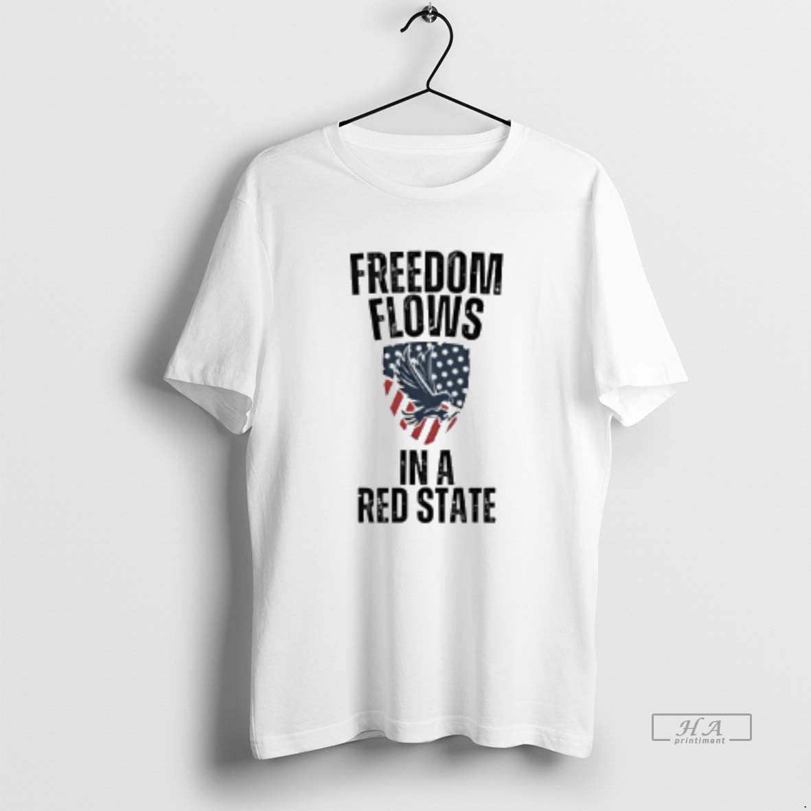 Official Freedom Flows In A Red State T-Shirts, Hoodie, Sweatshirt | InkThreadWorks.com