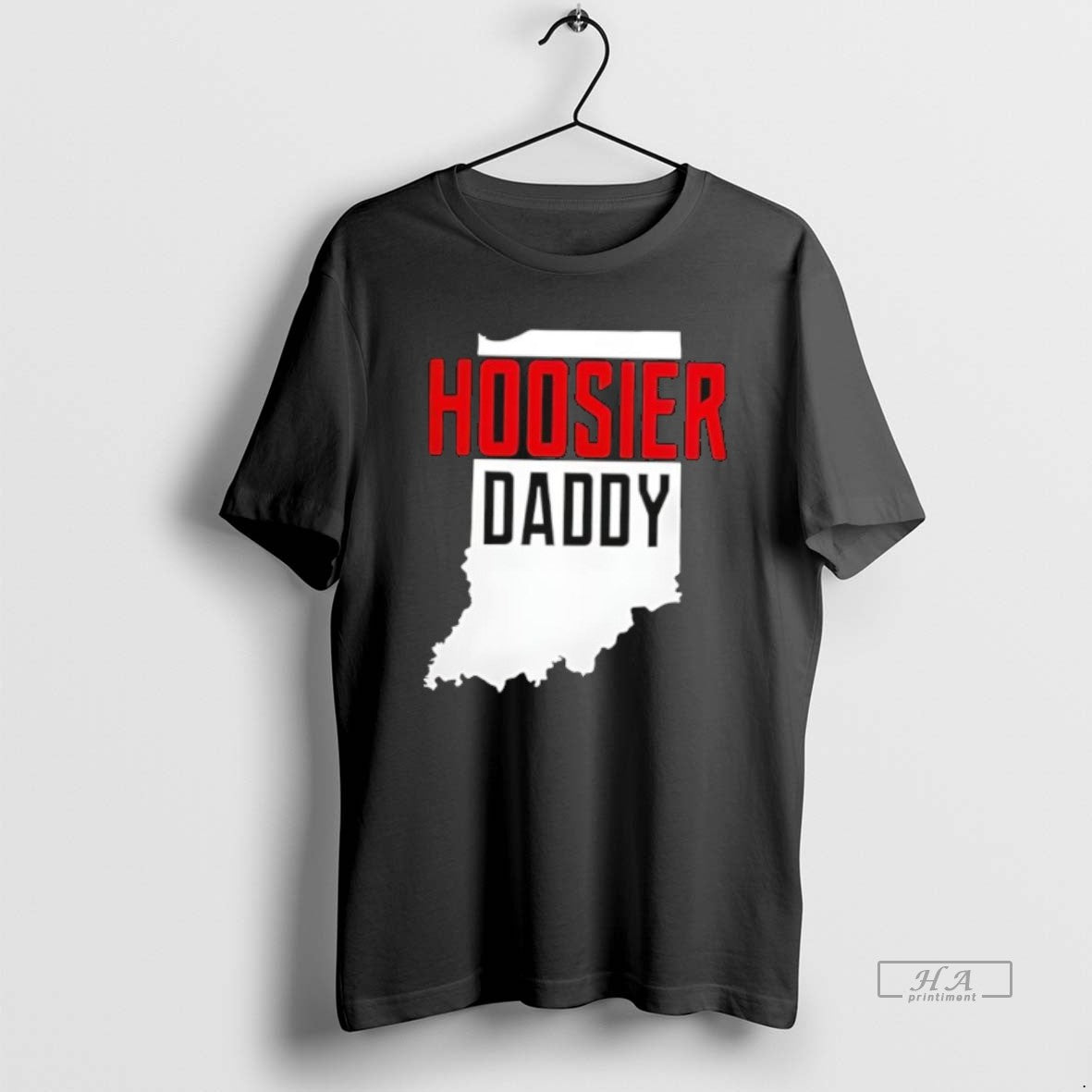 Official Hoosier Daddy Indiana State Map T-Shirts, Hoodie, Sweatshirt | InkThreadWorks.com