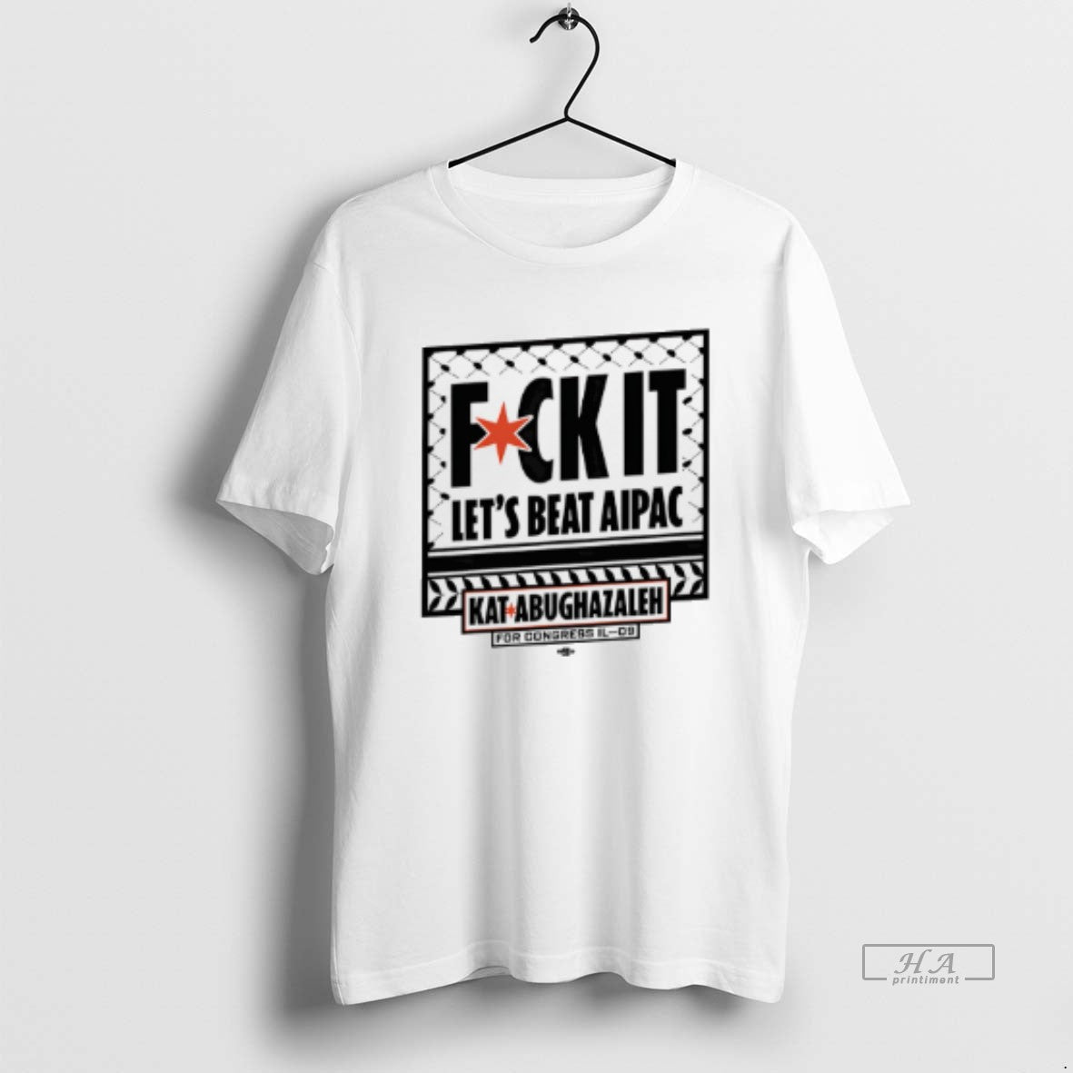Official Kat For Illinois Beat Aipac Fck It Lets Beat Aipac T-Shirts, Hoodie, Sweatshirt | InkThreadWorks.com