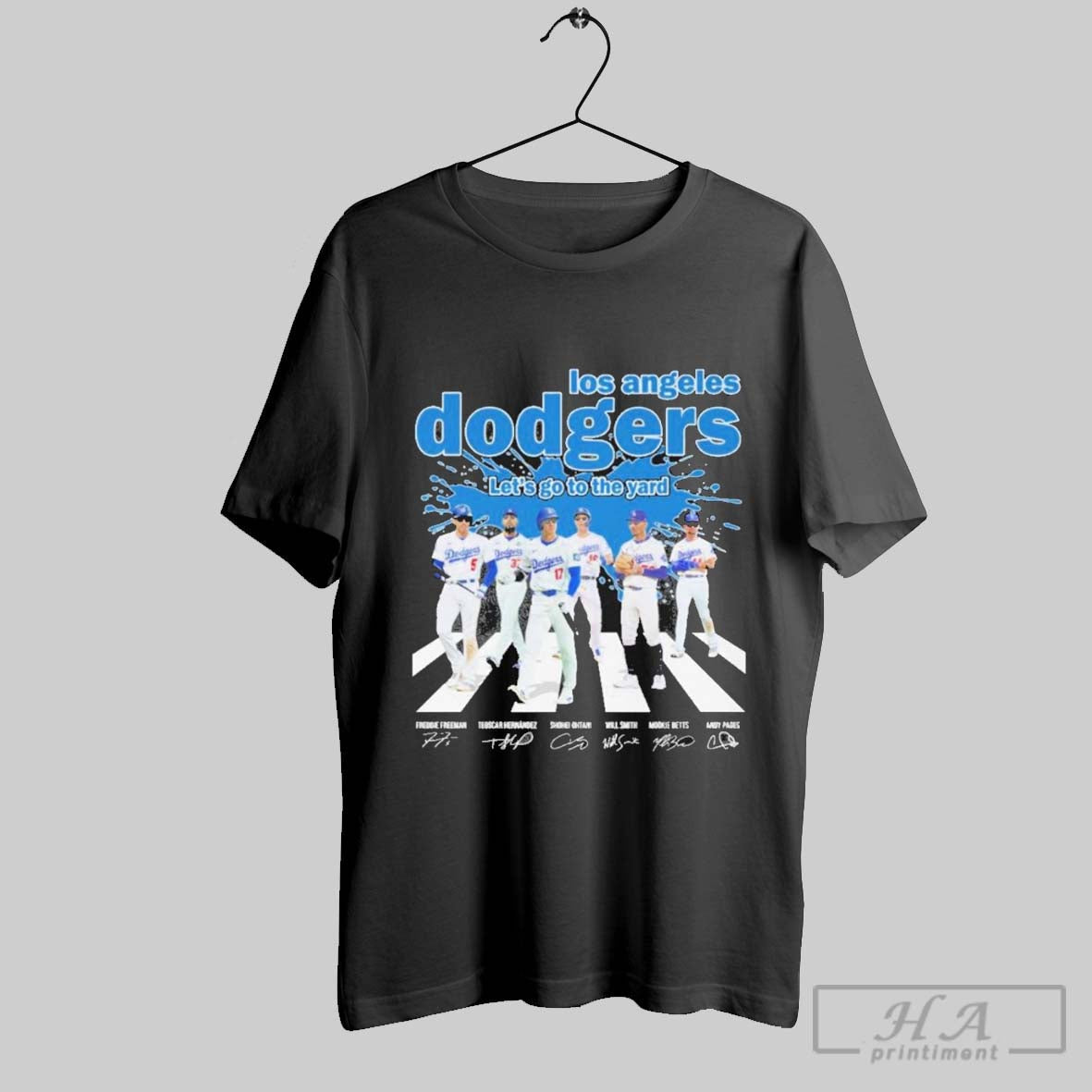 Official Los Angeles Dodgers Lets Go To The Yard Abbey Road Signatures
