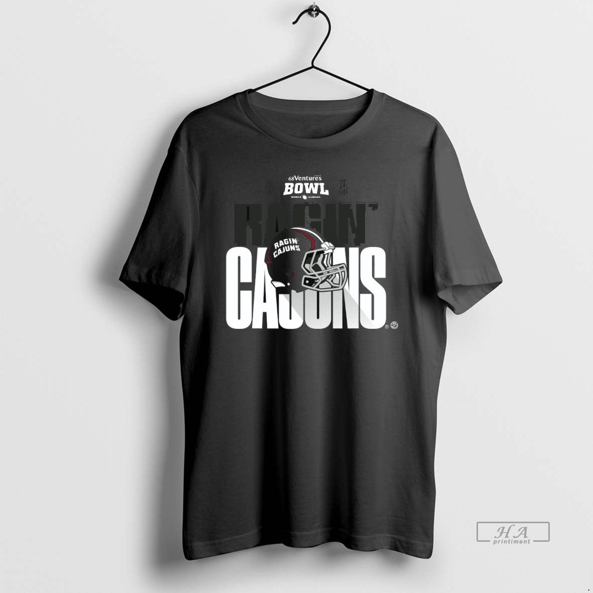 Official Louisiana Ragin Cajuns 2025 68 Ventures Bowl Helmet T-Shirts, Hoodie, Sweatshirt | InkThreadWorks.com