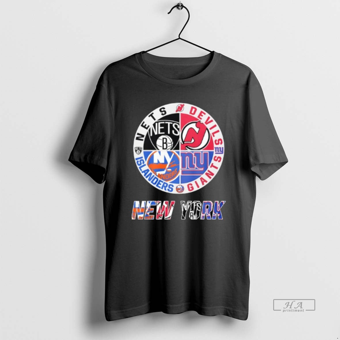 Official New Jersey Devils Brooklyn Nets New York Islanders New York Islanders Mashup Logo T-Shirts, Hoodie, Sweatshirt