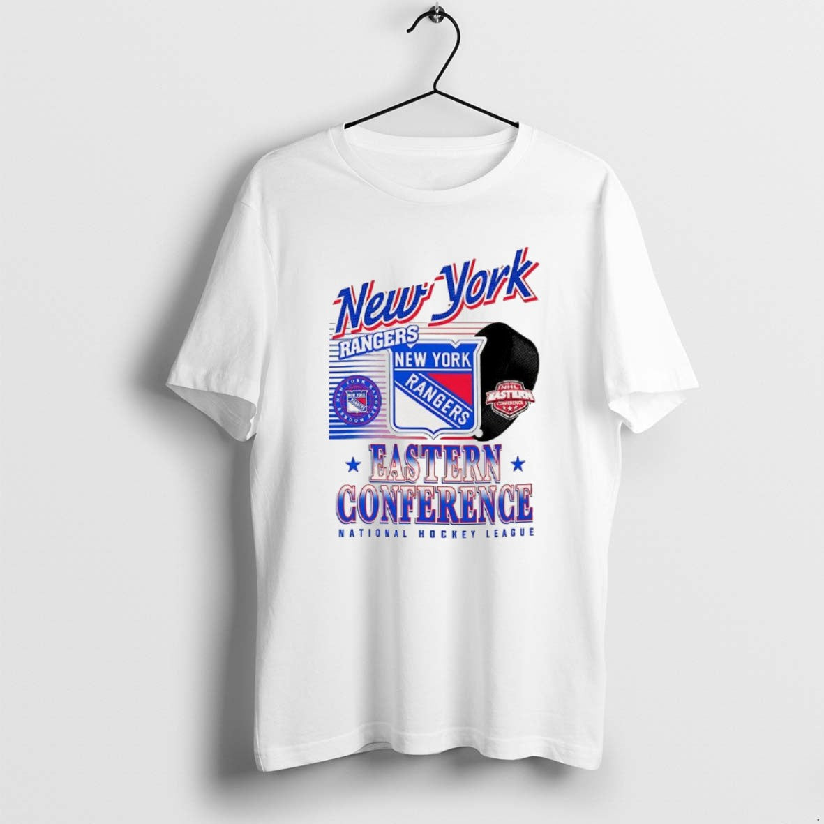 Official New York Rangers Nhl Eastern Conference Logo And Ball T-Shirts, Hoodie, Sweatshirt | InkThreadWorks.com