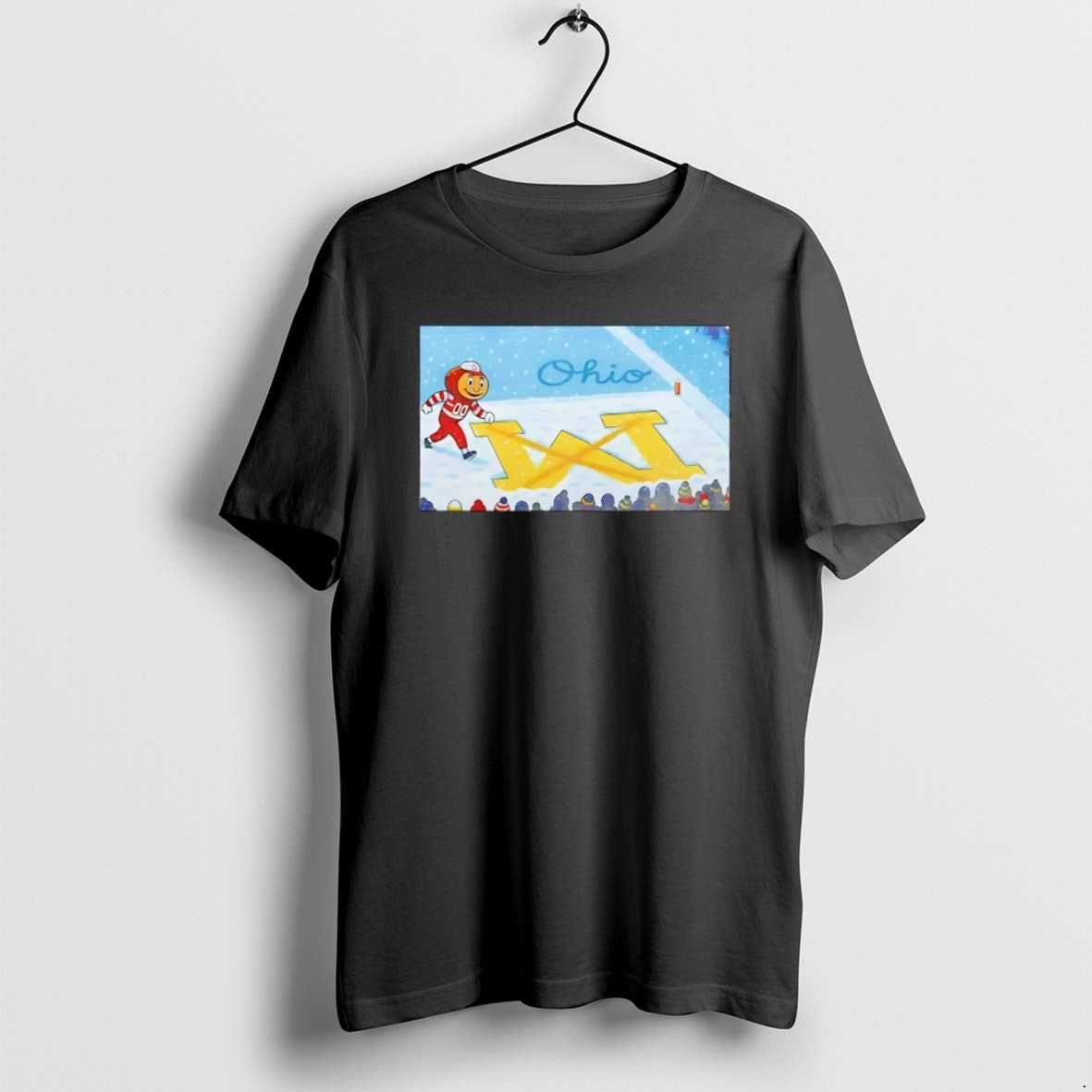 Official Ohio State Snow Fan Football Not M Christmas T-Shirts, Hoodie, Sweatshirt | InkThreadWorks.com