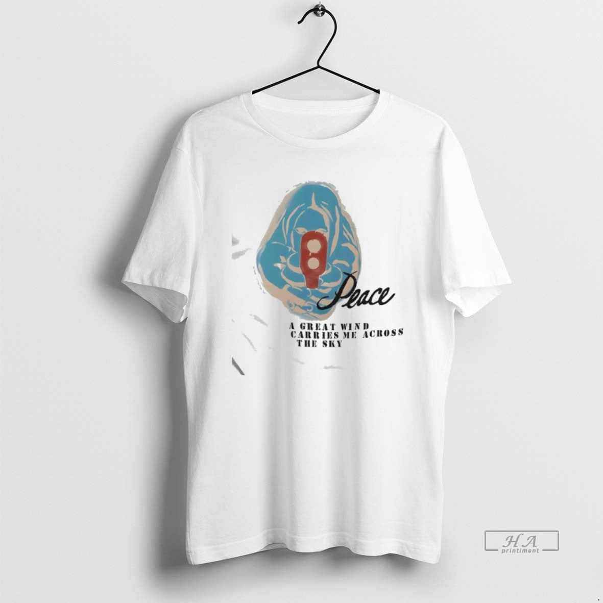 Official Peace A Great Wind Carries Me Across The Sky T-Shirts, Hoodie, Sweatshirt | InkThreadWorks.com