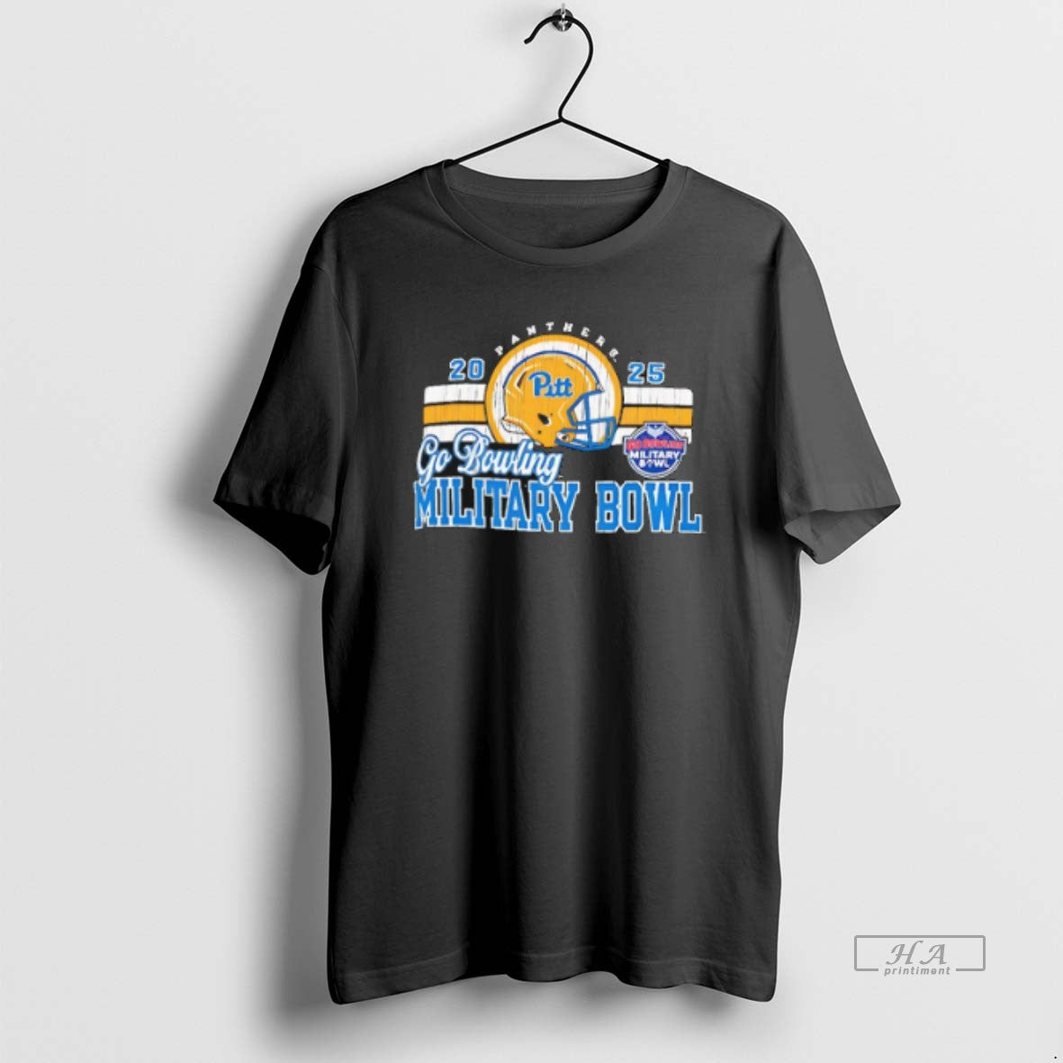 Official Pittsburgh Pitt Football 2025 Military Bowl Go Bowling T-Shirts, Hoodie, Sweatshirt | InkThreadWorks.com