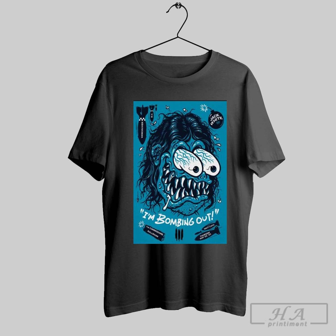 Official Poster Jack White Commodore Ballroom Vancouver Bc May 22 2025 Tour Im Bombing Out