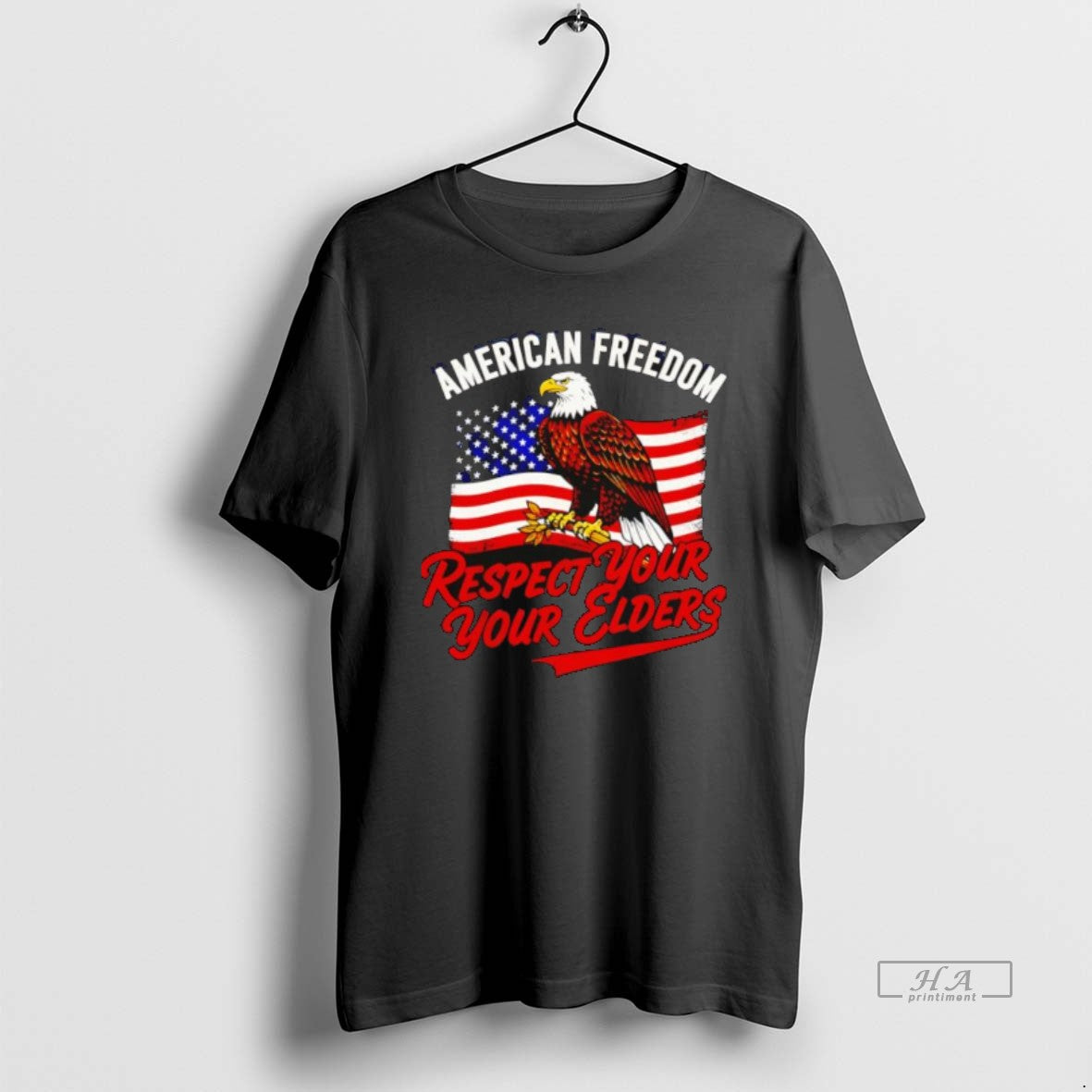 Official Respect Your Elders American Freedom Patriotic Graphic T-Shirts, Hoodie, Sweatshirt | InkThreadWorks.com
