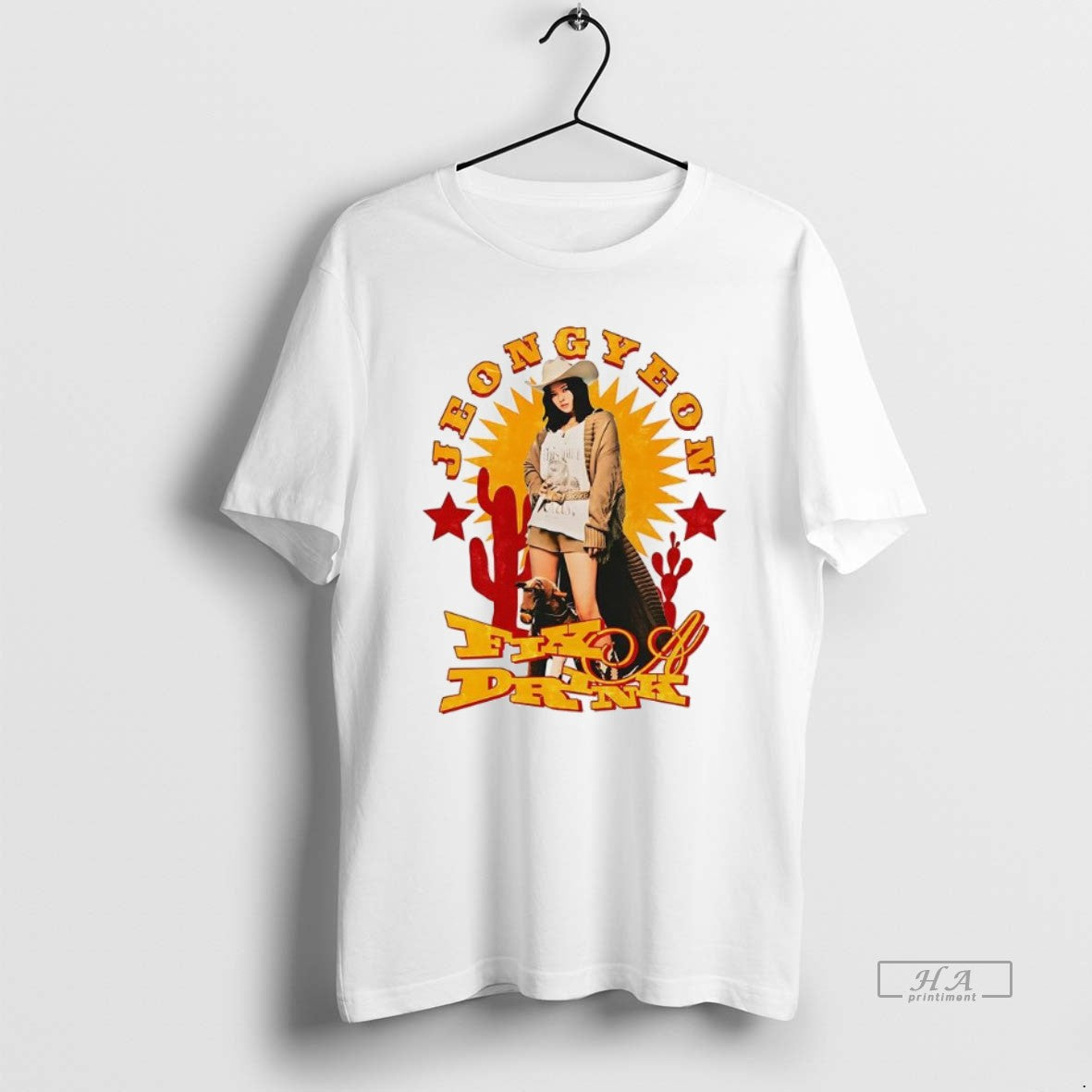 Official Twice Jeongyeon Fix A Drink Cowgirl Vintage T-Shirts, Hoodie, Sweatshirt | InkThreadWorks.com