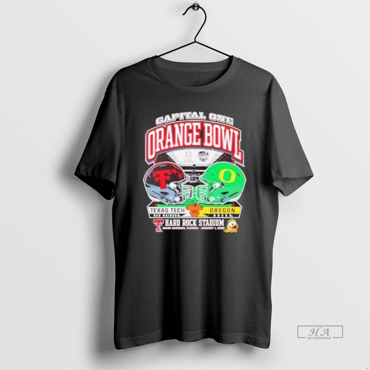 Official Texas Tech 2025 Orange Bowl Dueling Helmets Vs T-Shirts, Hoodie, Sweatshirt | InkThreadWorks.com