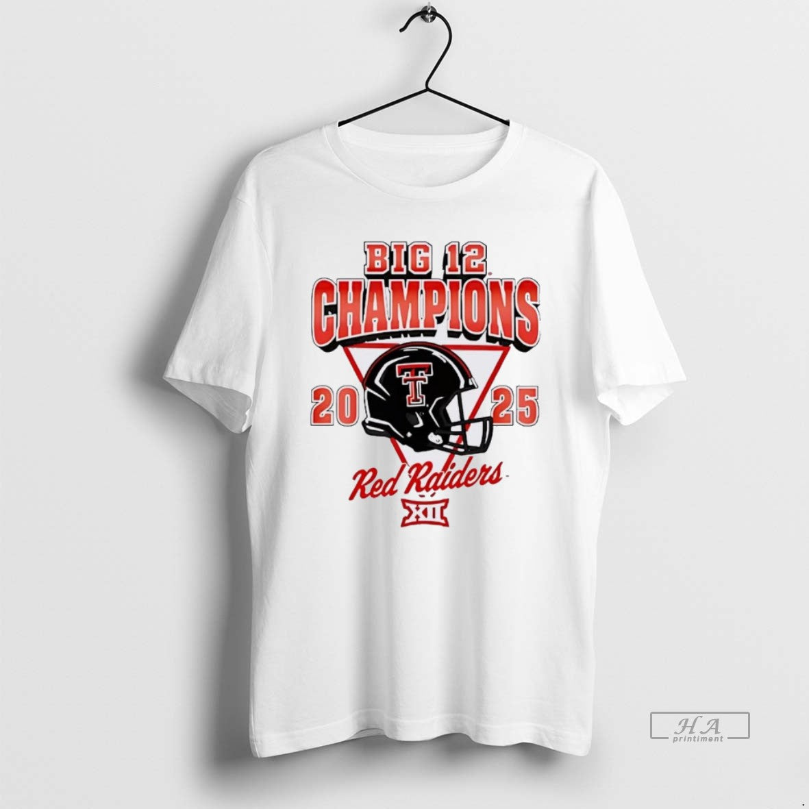 Official Texas Tech Red Raiders Helmet 2025 Big 12 Champions Christmas T-Shirts, Hoodie, Sweatshirt | InkThreadWorks.com