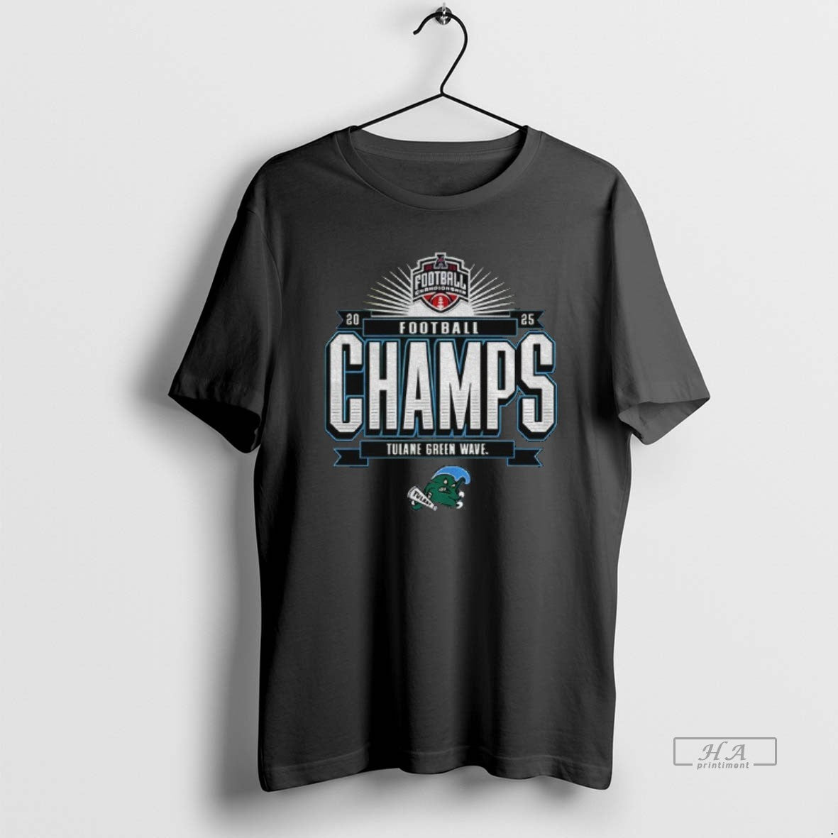 Official Tulane Green Wave 2025 American Athletic Conference Football Champions T-Shirts, Hoodie, Sweatshirt