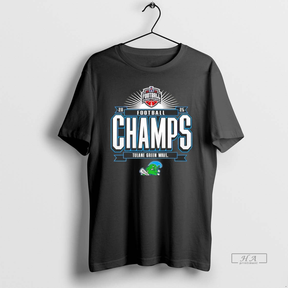 Official Tulane Green Wave 2025 American Conference Football Champions T-Shirts, Hoodie, Sweatshirt | InkThreadWorks.com