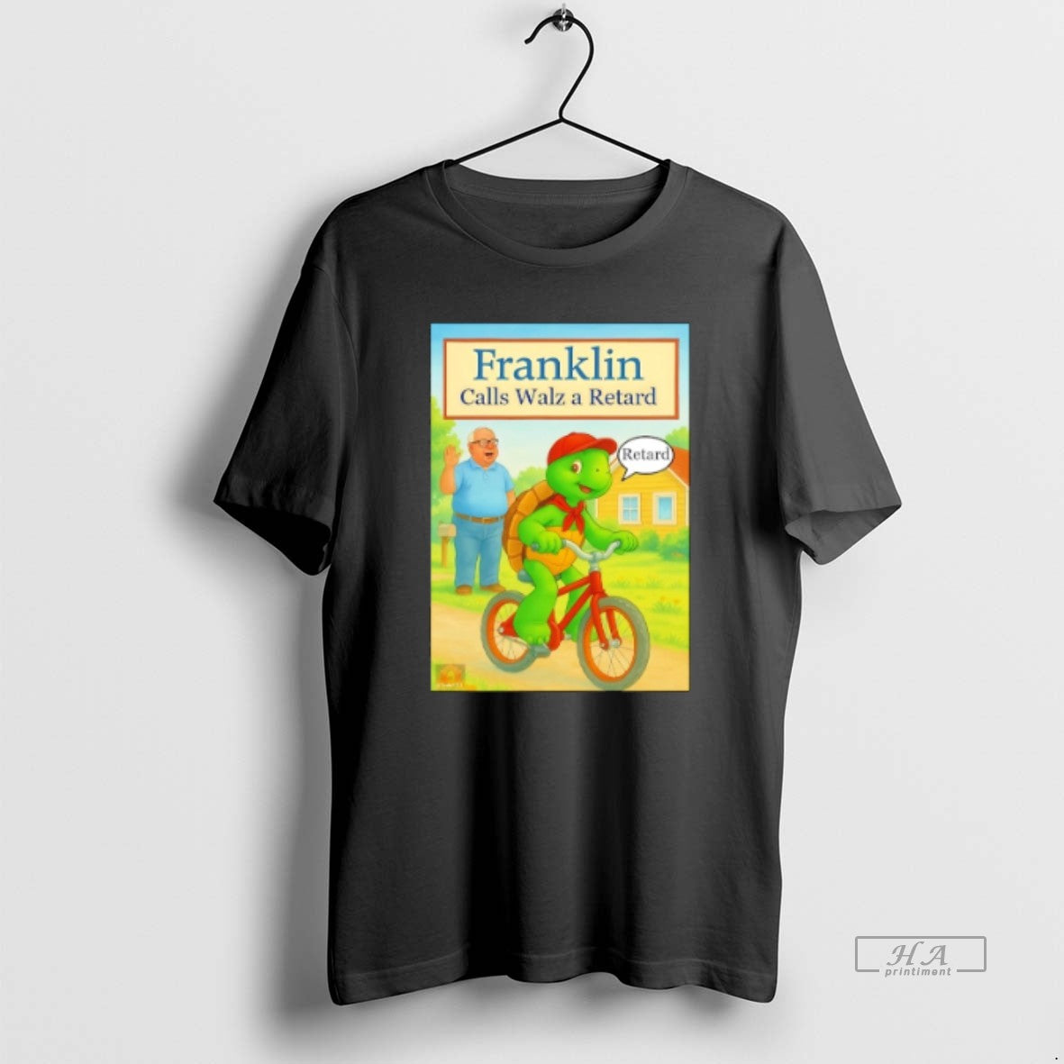 Official Turtle Franklin Calls Walz A Retard Pete Hegseth Meme T-Shirts, Hoodie, Sweatshirt | InkThreadWorks.com