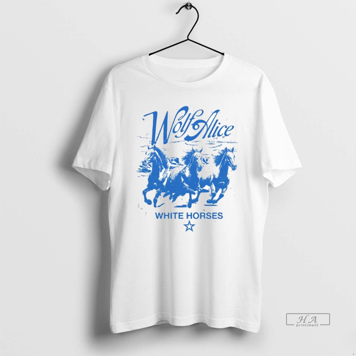 Official Wolf Alice White Horses Circle T-Shirts, Hoodie, Sweatshirt | InkThreadWorks.com