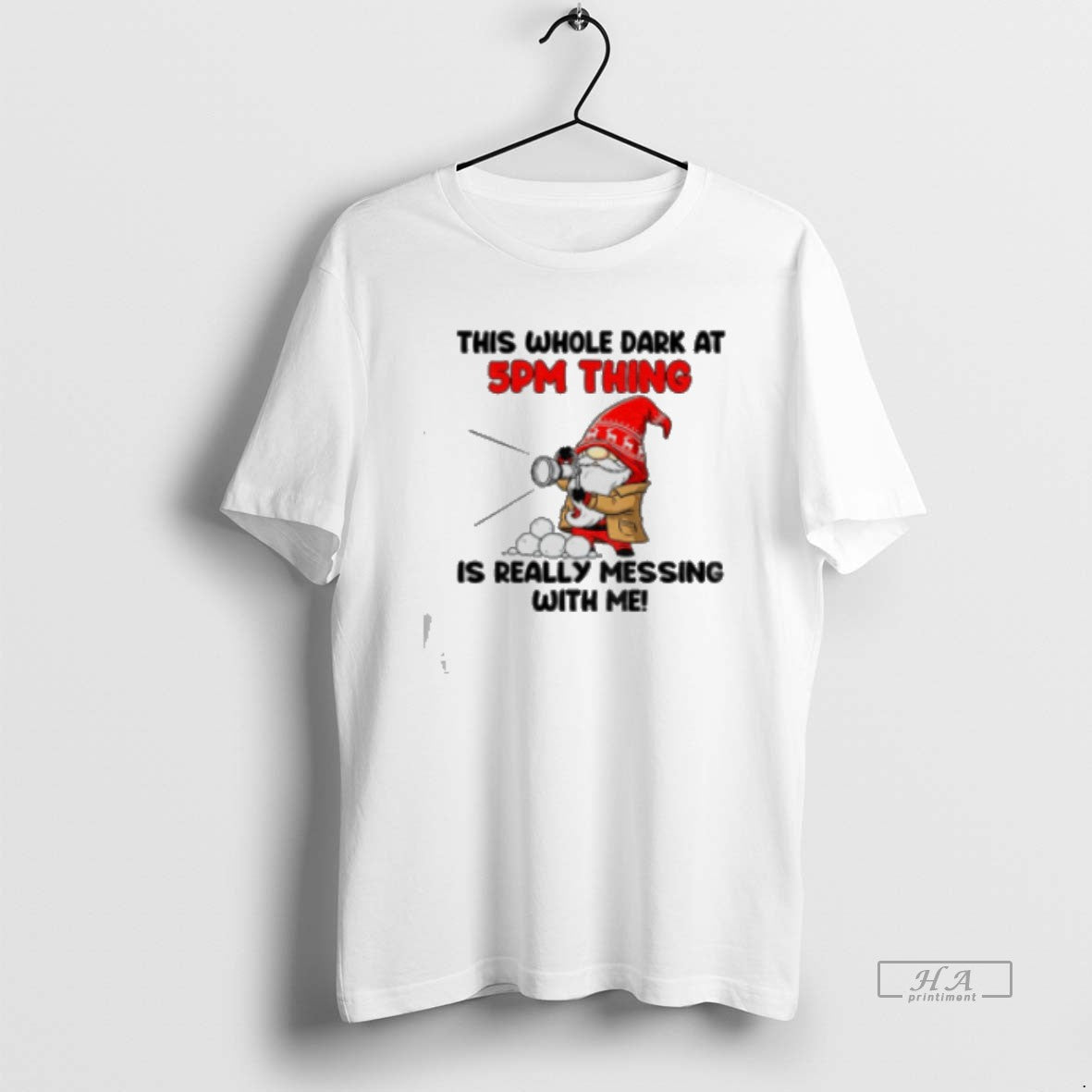 Official Gnome This Whole Dark 5pm Thing Is Really Messing Me Classic T-Shirts, Hoodie, Sweatshirt