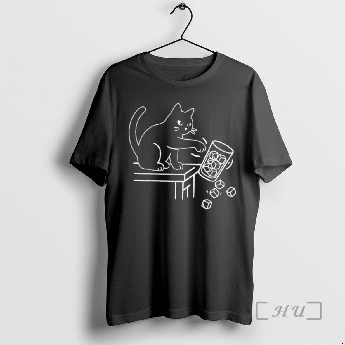 Officials Abolish Ice Funny Black Cat Pushing Ice Cat Meme T-Shirts, Hoodie, Sweatshirt | InkThreadWorks.com
