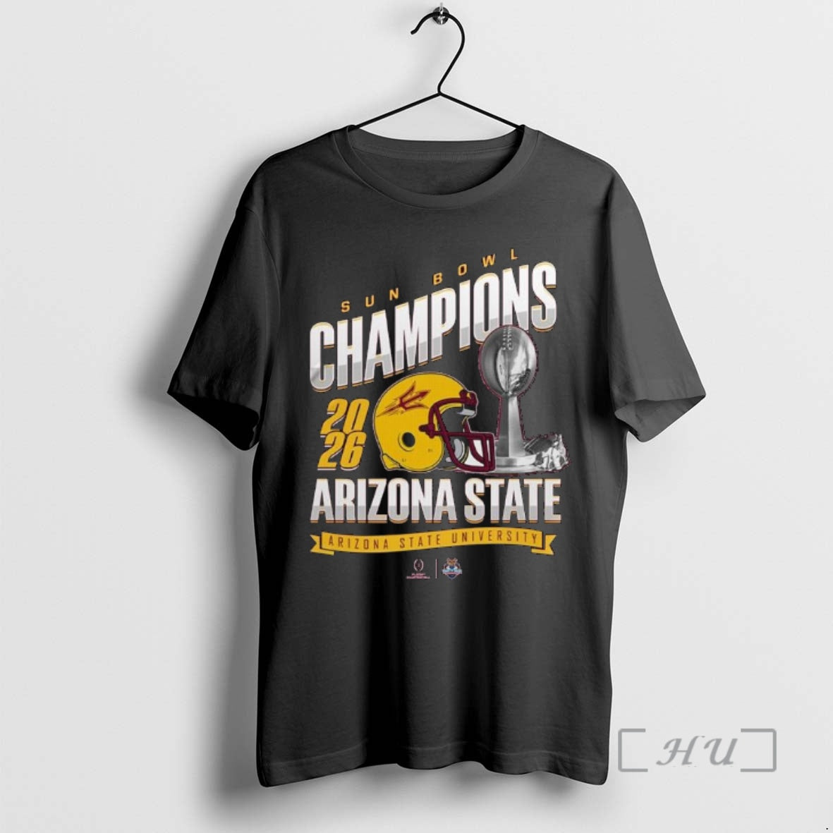 Officials Arizona State Sun Devils Sun Bowl Champions Trophy 2026 T-Shirts, Hoodie, Sweatshirt | InkThreadWorks.com