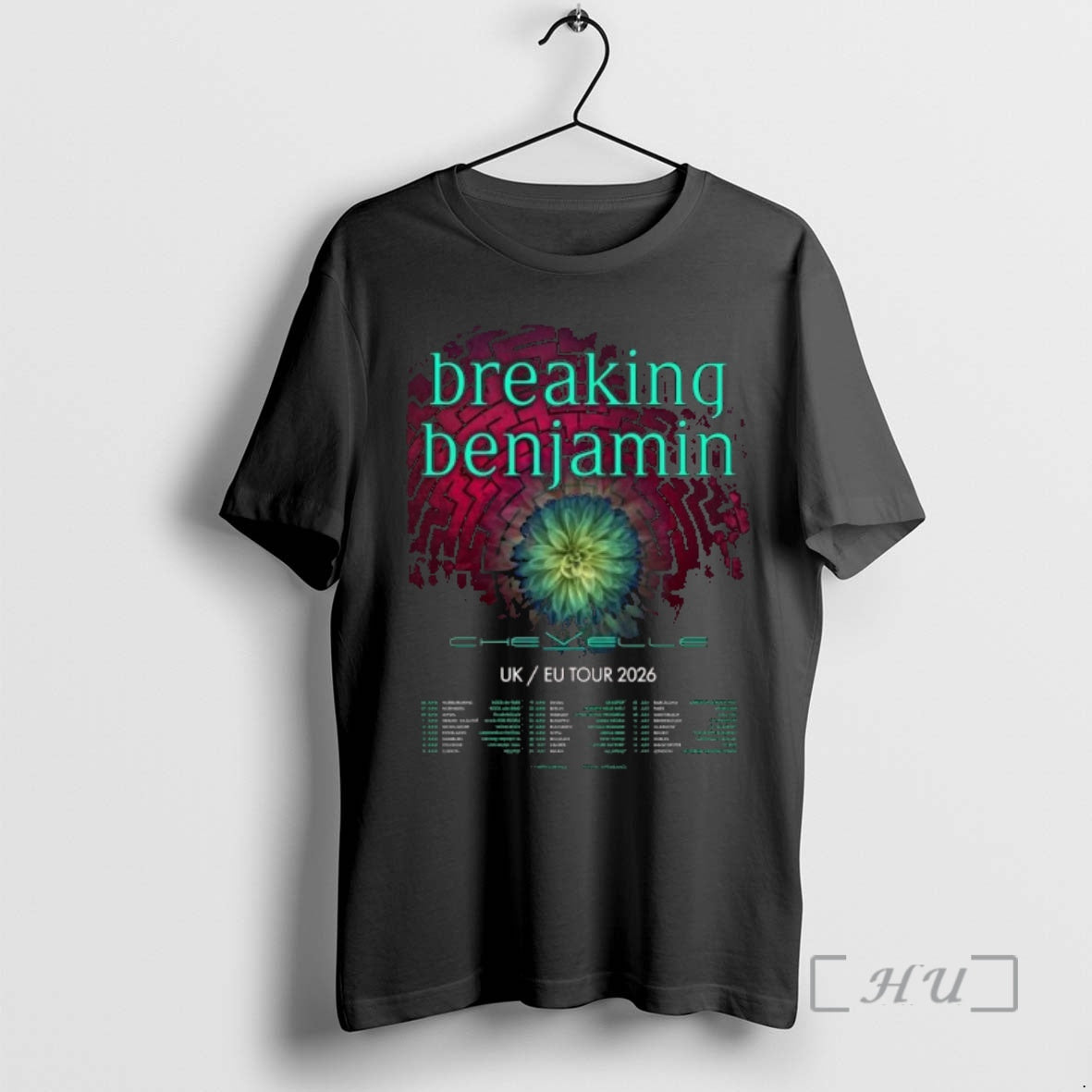 Officials Breaking Benjamin Uk Europe Tour 2026 T-Shirts, Hoodie, Sweatshirt | InkThreadWorks.com