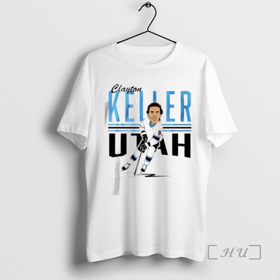 Officials Clayton Keller Center Ice Caricature T-Shirts, Hoodie, Sweatshirt | InkThreadWorks.com
