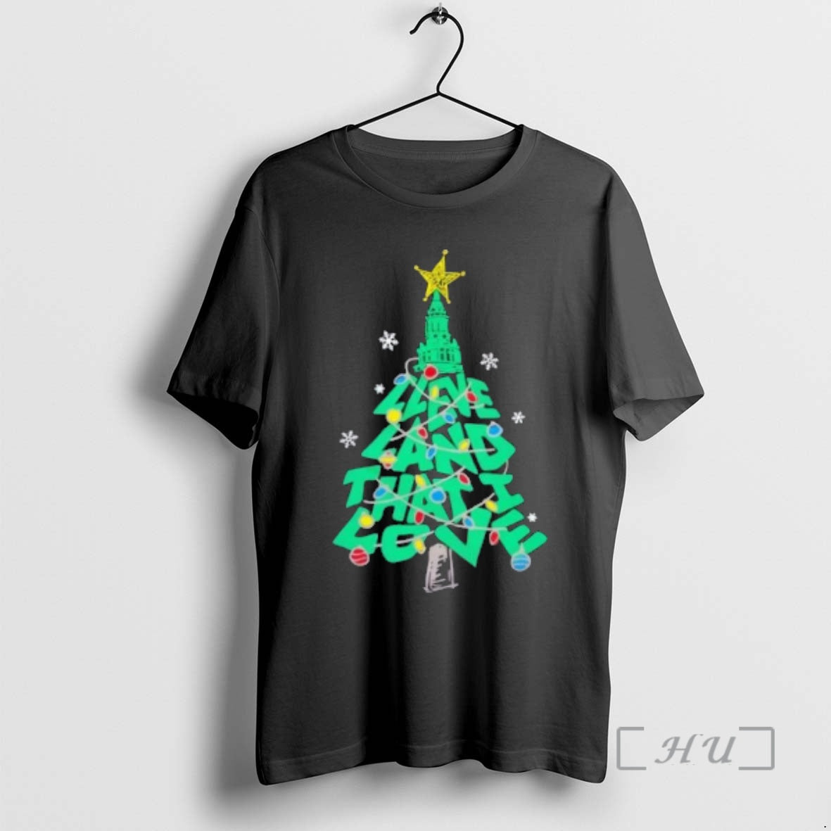 Officials Cleveland That I Love Christmas Tree T-Shirts, Hoodie, Sweatshirt | InkThreadWorks.com