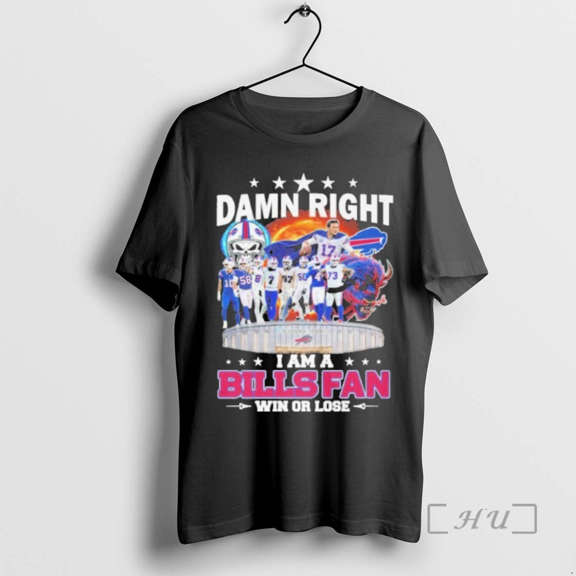Officials Damn Right I Am A Bills Fan Win Or Lose Premium T Shirts Sweater Hoodie, Sweatshirt | InkThreadWorks.com