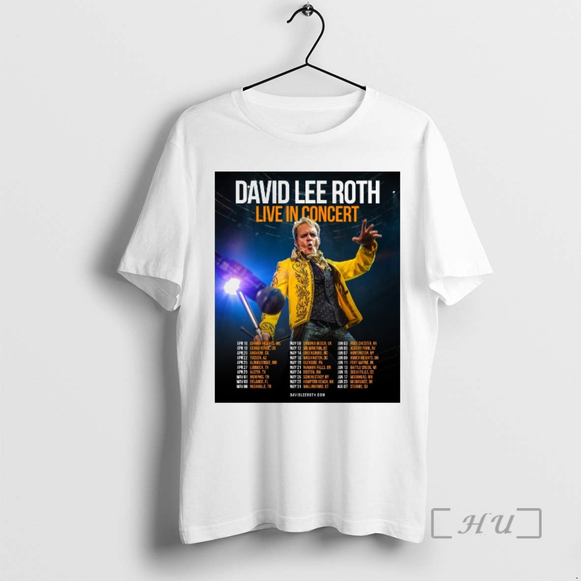 Officials David Lee Roth Live Concert 2026 Norrth America Schedule T-Shirts, Hoodie, Sweatshirt