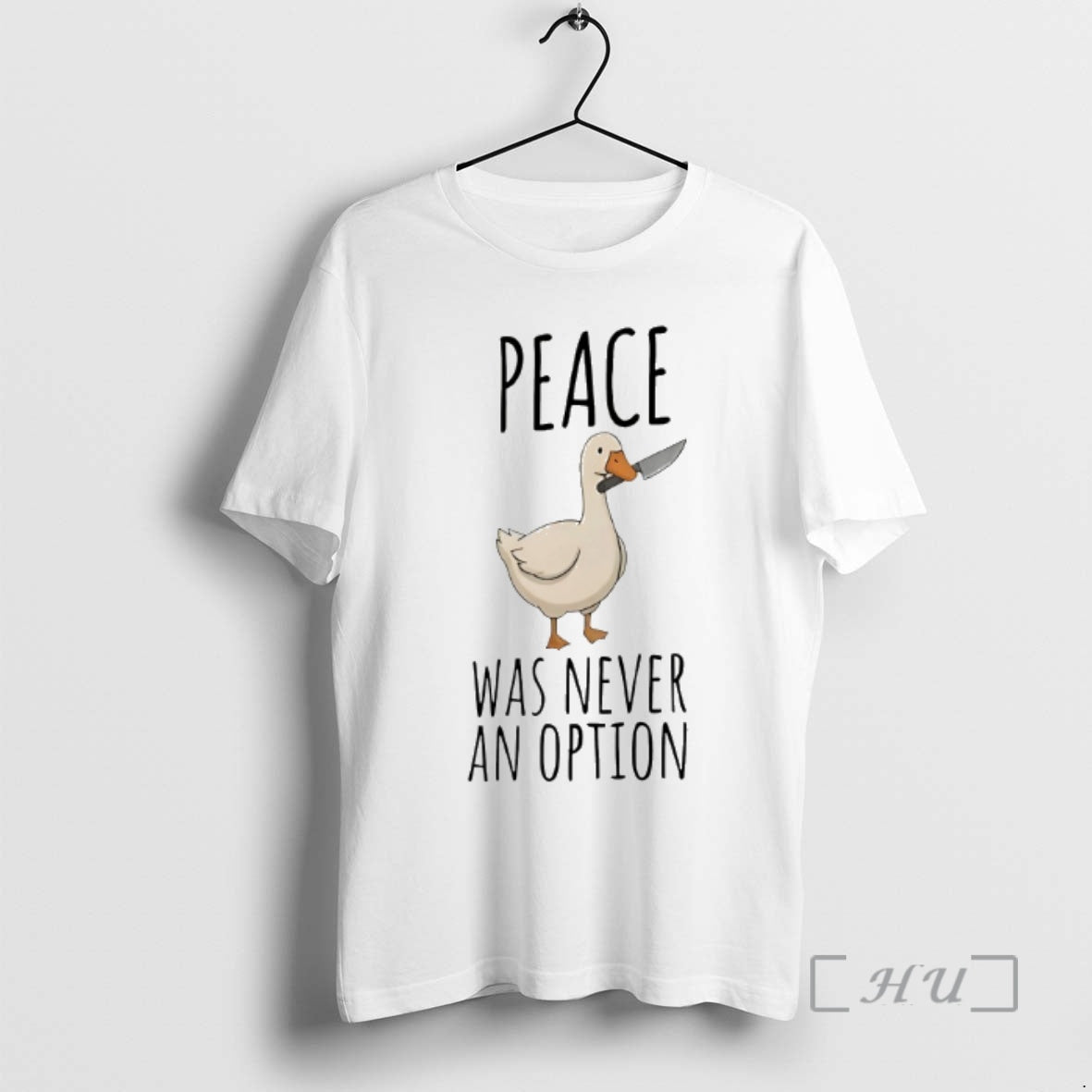 Officials Duck Peace Was Never An Option T-Shirts, Hoodie, Sweatshirt | InkThreadWorks.com