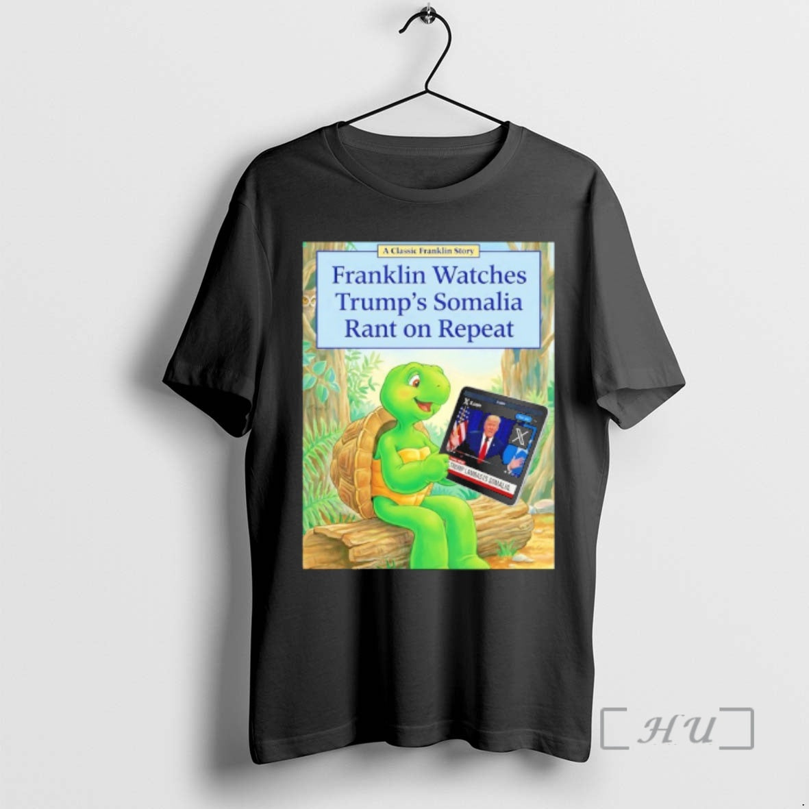 Officials Franklin Watches Trumps Somalia Rant On Repeat T-Shirts, Hoodie, Sweatshirt | InkThreadWorks.com