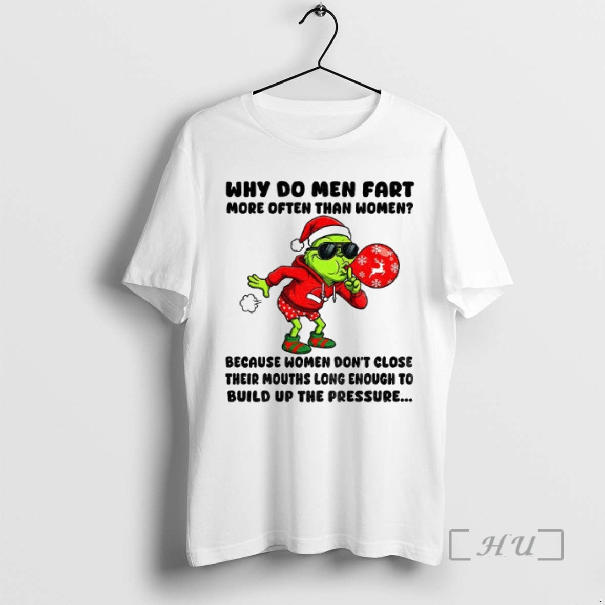 Officials Grinch Santa Why Do Men Fart More Often Than Women Because Women Dont Close T-Shirts, Hoodie, Sweatshirt